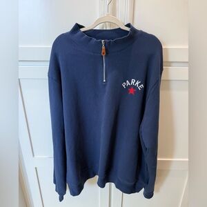 Parke!!! Brand New! Quarter-Zip Mockneck Size XXL-Sold Out! Hard to find!